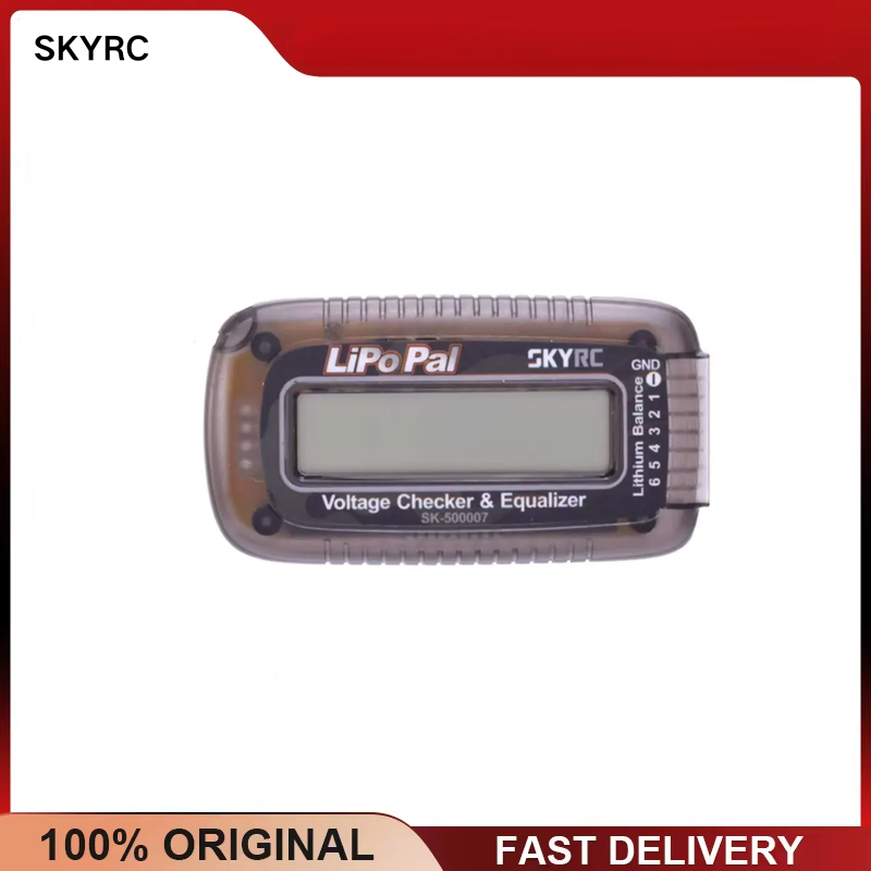 Drone Battery Voltage Checker - เครื่องตรวจสอบแบตเตอรี่ SKYRC LiPoPal 2-6S เครื่องทดสอบแรงดันไฟฟ้า แสดงความจุ