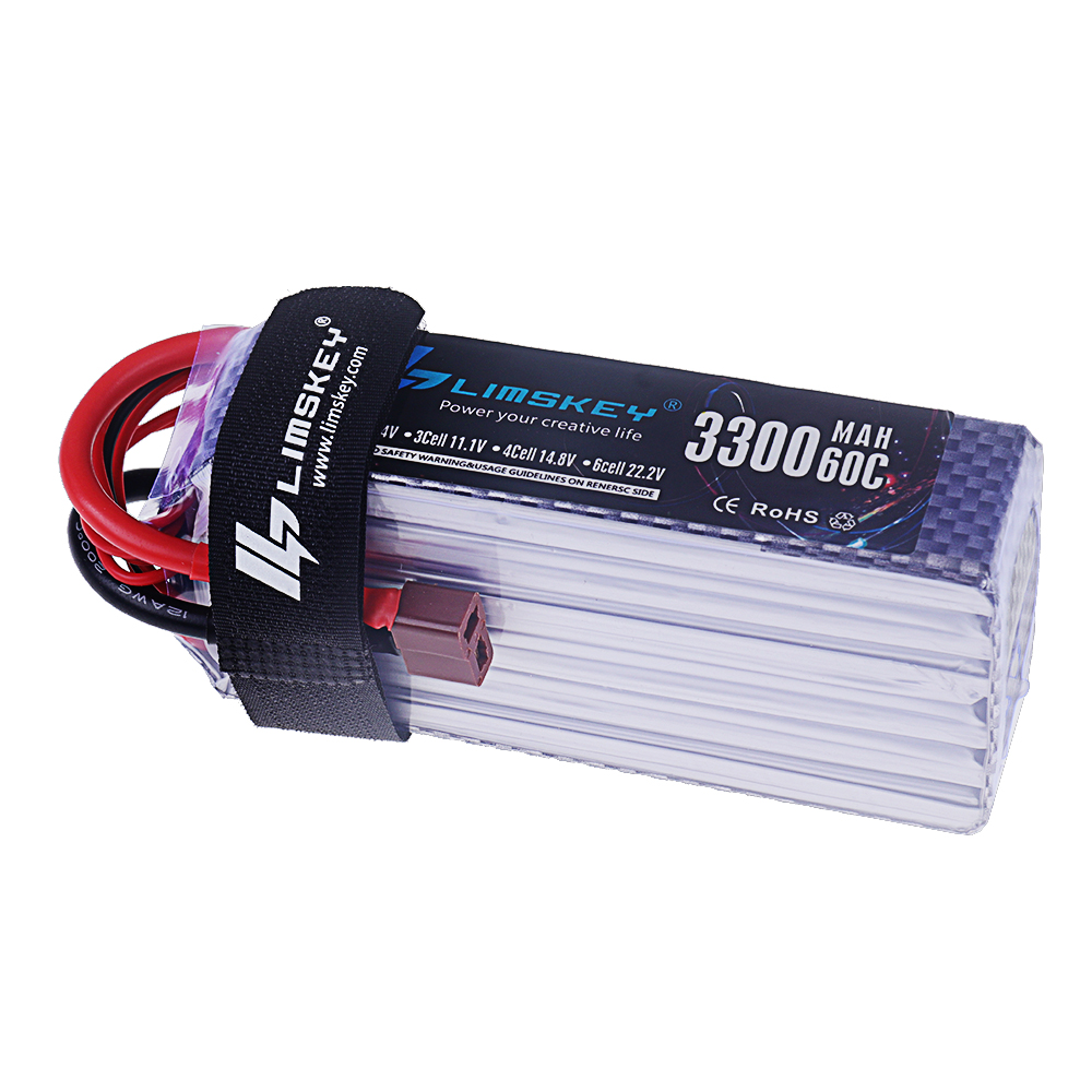 แบตเตอรี่ลิโพ 3300mAh 22.2V 60 - Drone Battery 6S บทวิจารณ์และราคา