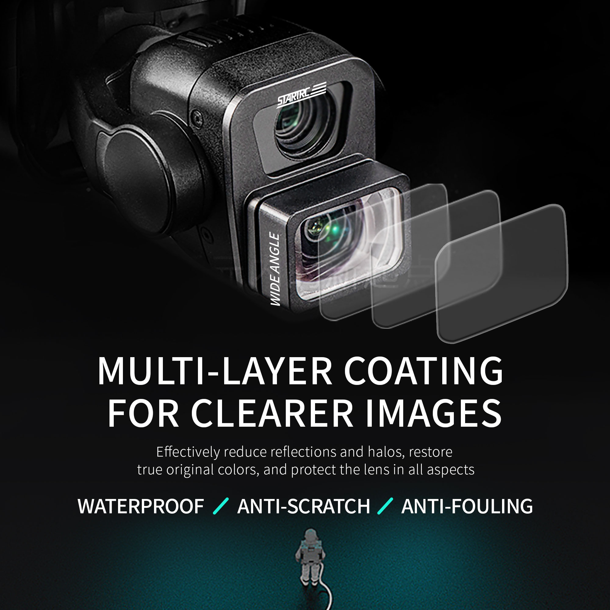 ฟิลเตอร์มุมกว้าง STARTRC PHOTO - Dji Drone Air 3 บทวิจารณ์และราคา