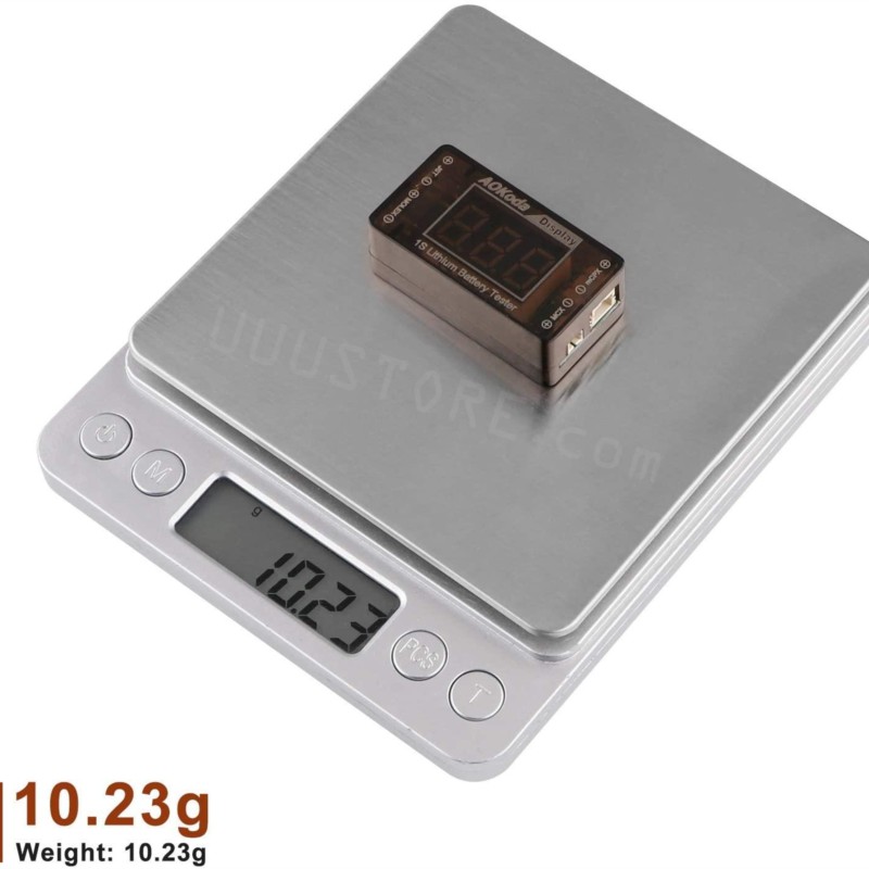 เครื่องตรวจสอบแรงดันแบตเตอรี่ล - Drone Battery Voltage Checker บทวิจารณ์และราคา